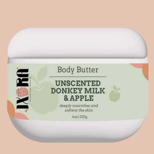 5 gm Sample of Unscented Donkey Milk & Apple Body Butter